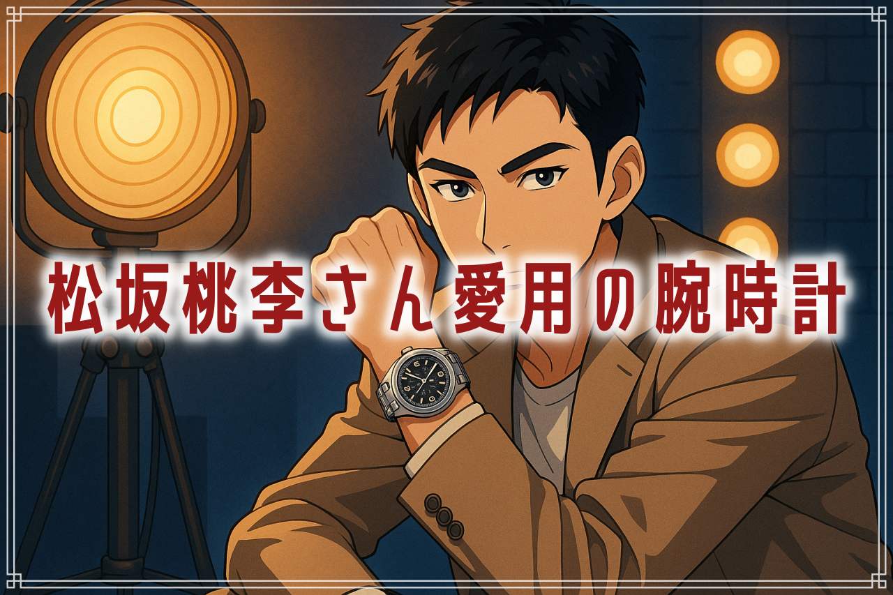 松坂桃李さん愛用の腕時計まとめ【一覧表つき】